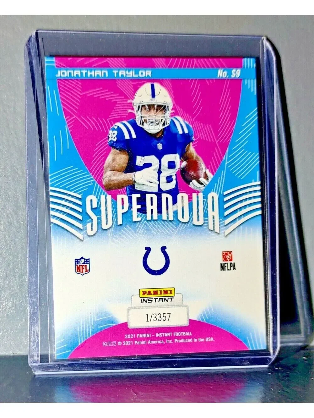 Jonathan Taylor 2021 Panini NFL Instant Supernova #9 Football Card 1 of 3357